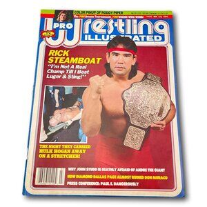 Pro Wrestling Illustrated Magazine July 1989 Rick Steamboat Roddy Piper